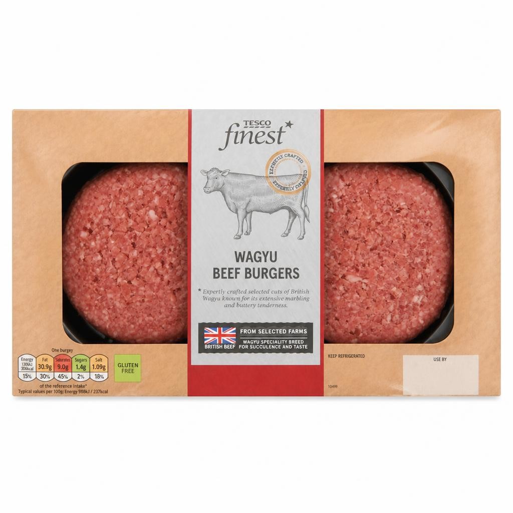 Tesco Finest Wagyu Burger 340G