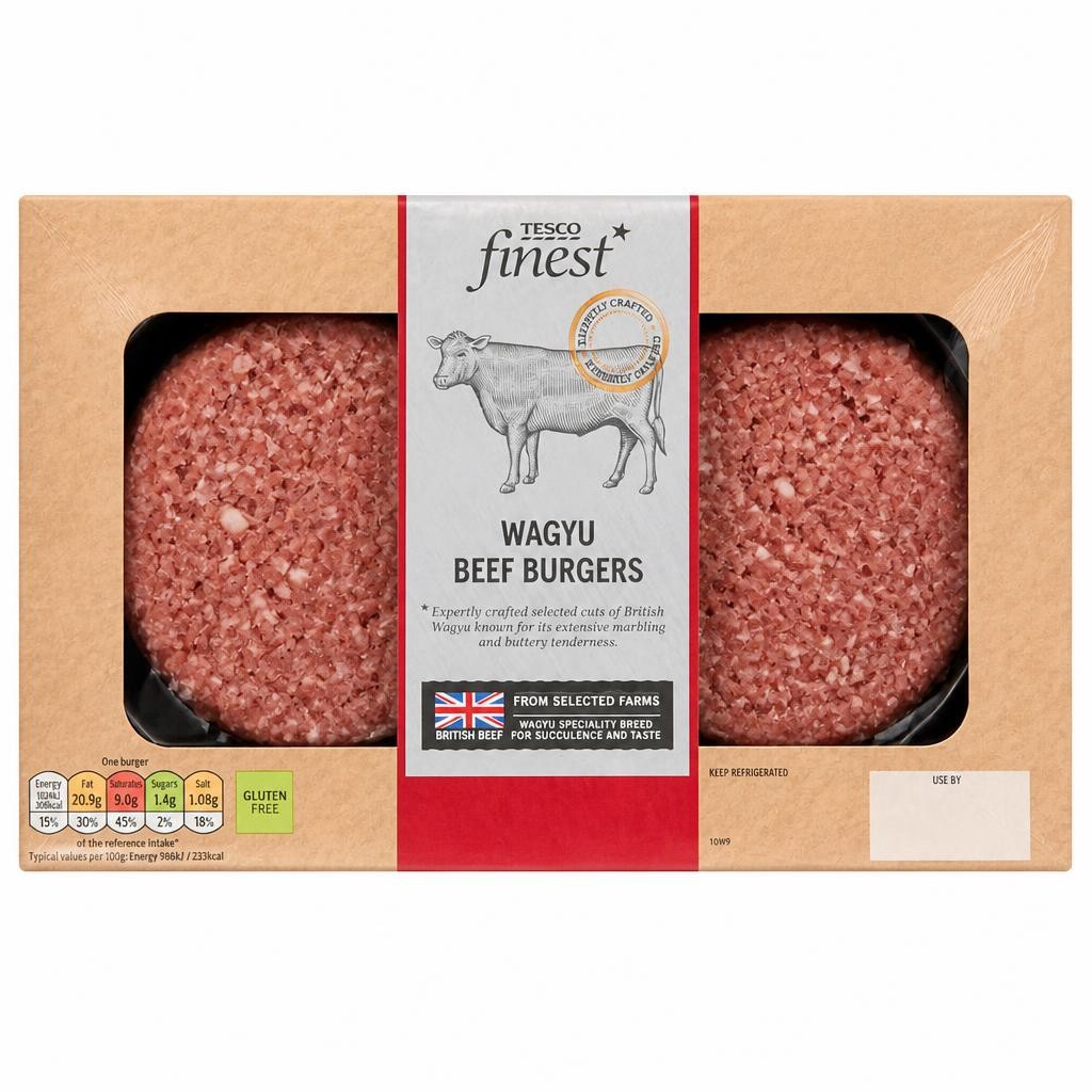 Tesco Finest Wagyu Burger 340G
