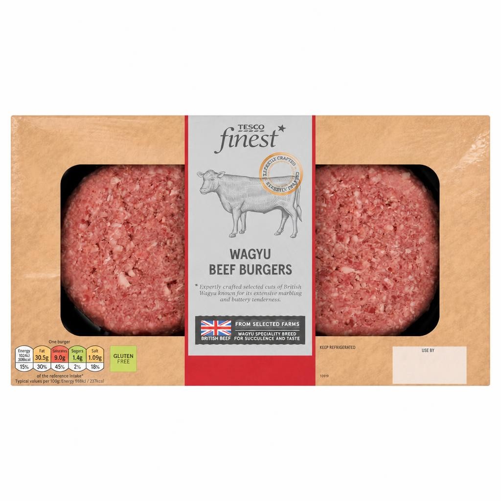 Tesco Finest Wagyu Burger 340G