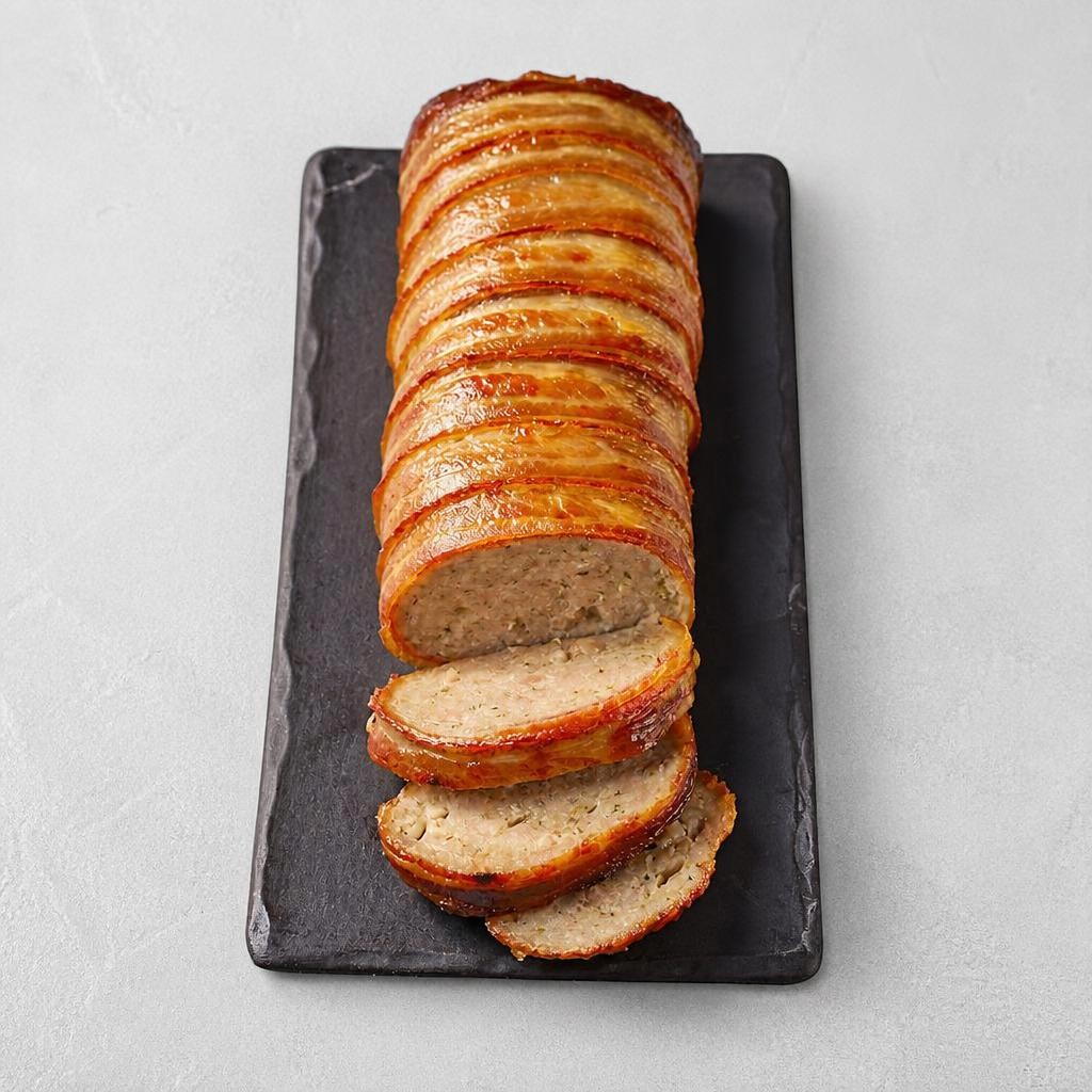 66. Tesco Finest Pork, Sage & Onion Stuffing Wrapped in Bacon 650g (Serves 6)