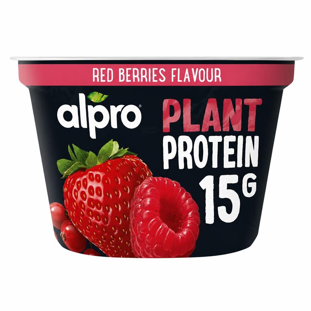 Alpro 15g High Protein Red Berries Dairy Free Soya Yoghurt Alternative 200g