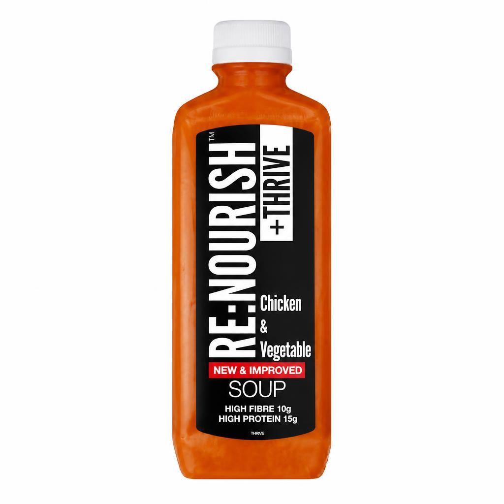 RENOURISH THRIVE Chicken and Vegetable Soup  500g