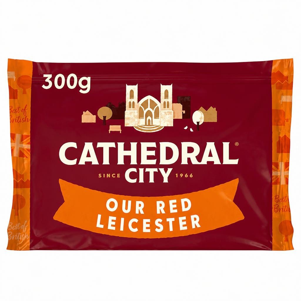Cathedral City Red Leicester Cheese 300g