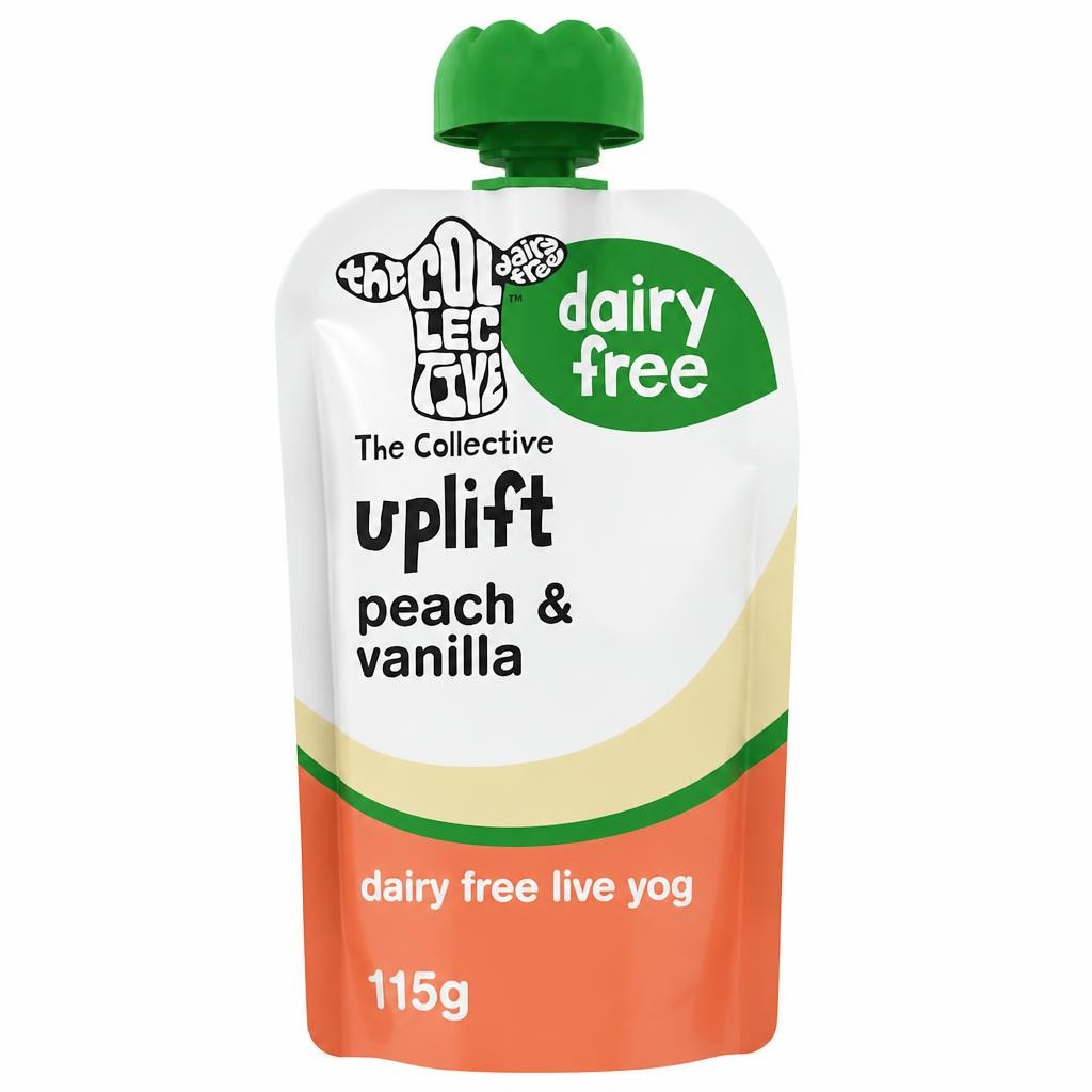 The Collective Dairy Free Peach & Vanilla Yoghurt Alternative 115g