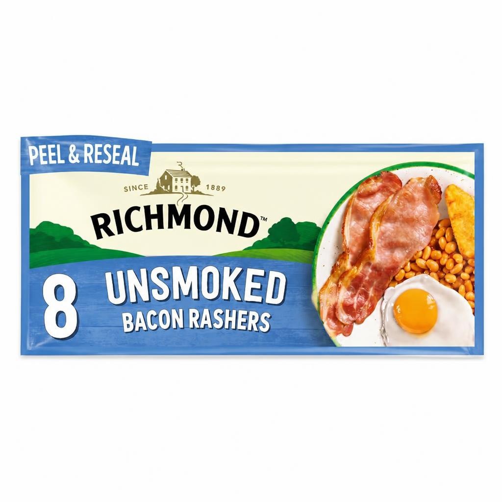 Richmond 8 Thick Cut Unsmoked Back Bacon 280g