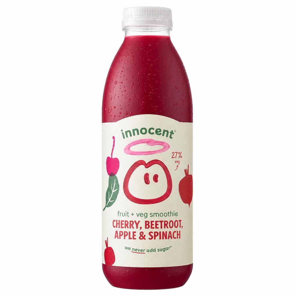 innocent Beetroot, Apples, Cherries and Spinach Smoothie 750ml