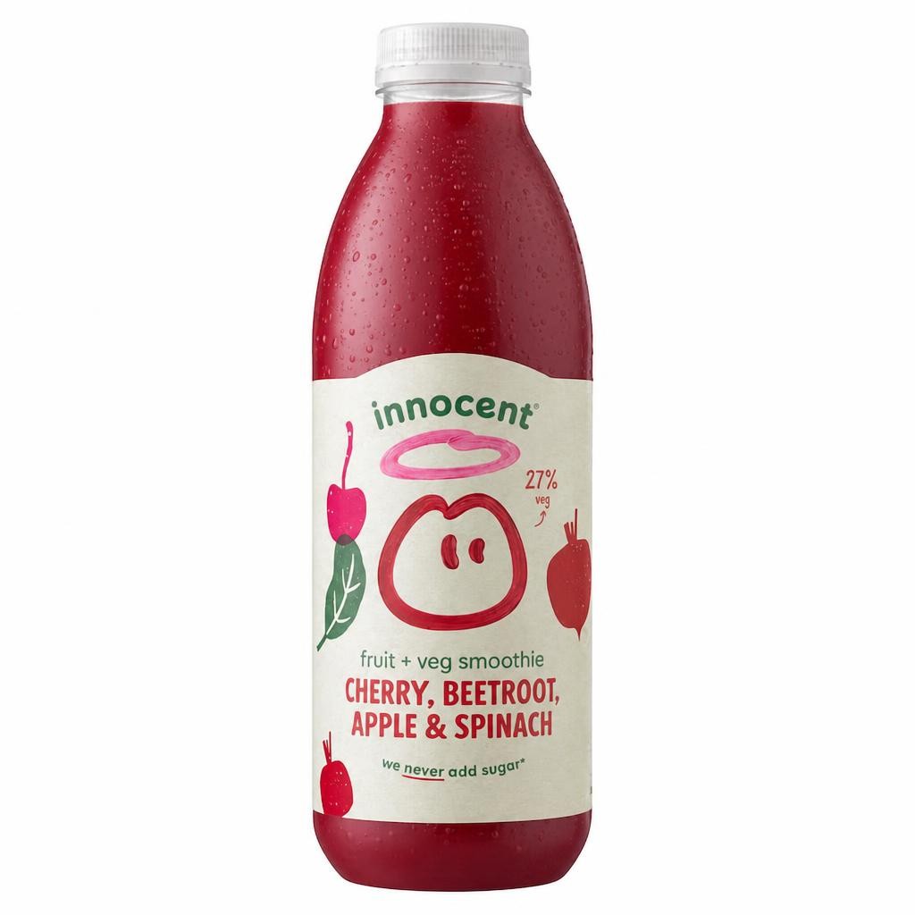 innocent Beetroot, Apples, Cherries and Spinach Smoothie 750ml