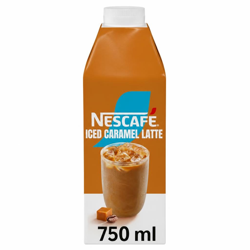 Nescafe Iced Coffee Caramel Flavour Latte 750ml 