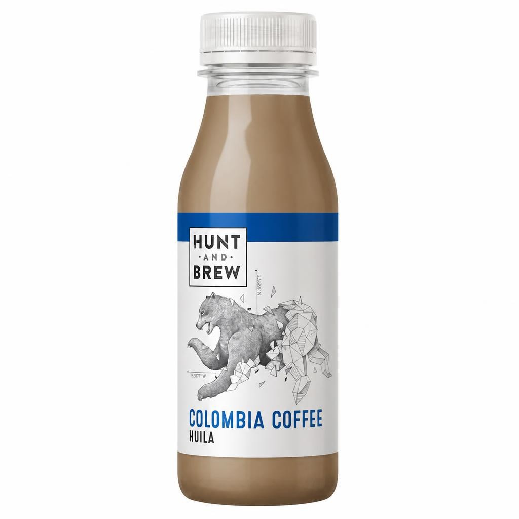 Hunt and Brew Huila Colombia Coffee 330ml
