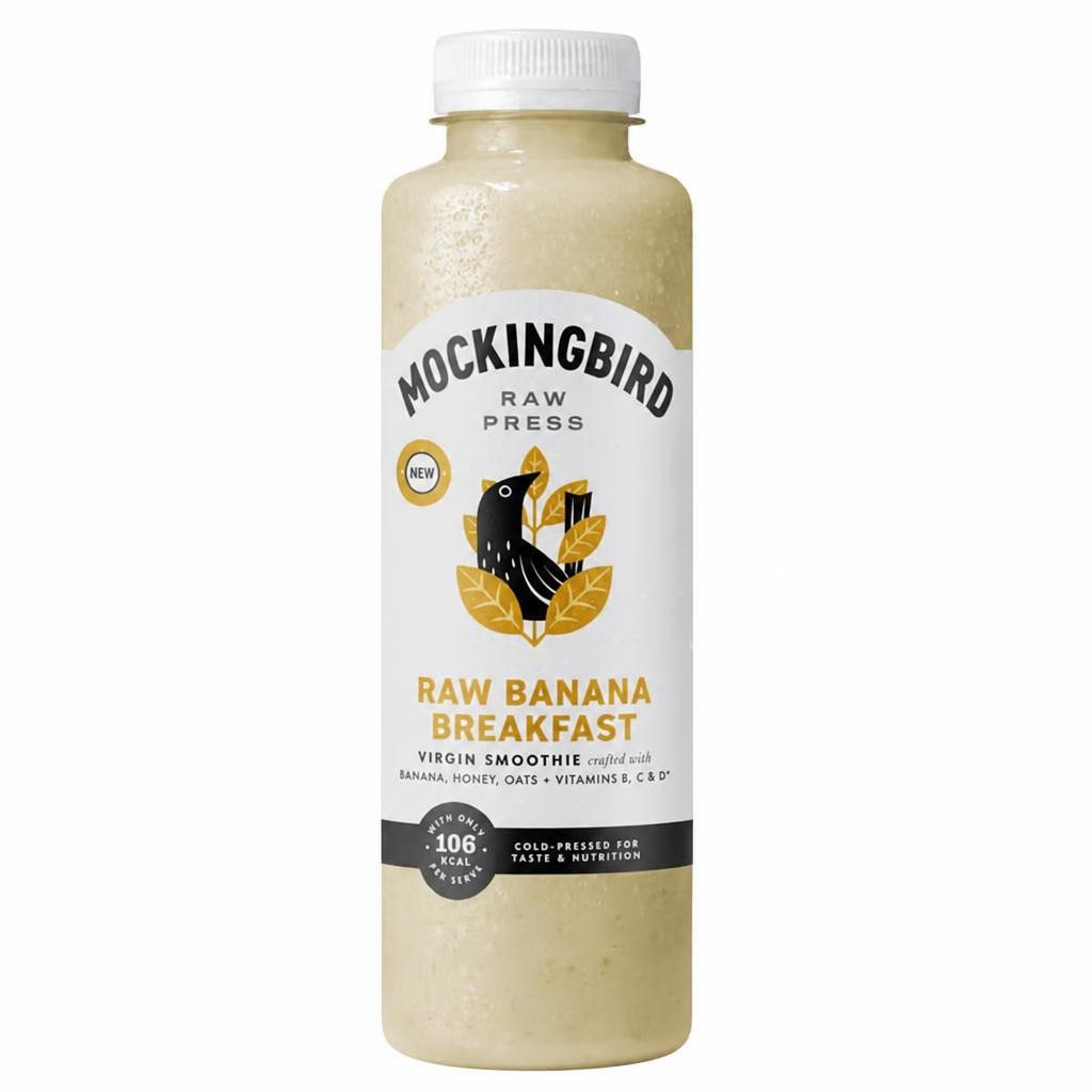 Mockingbird Raw Banana Breakfast Smoothie 500ml