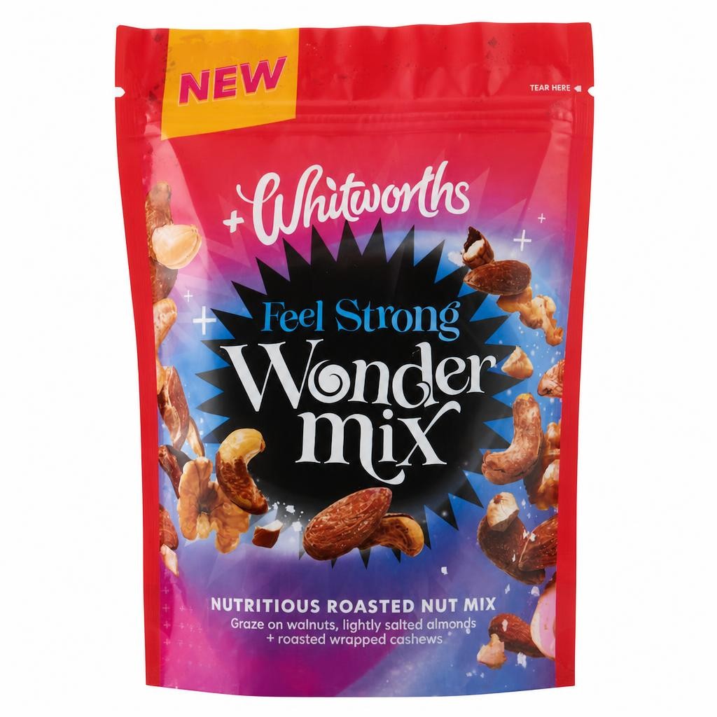 Whitworths Wondermix Feel Strong Nut Mix 190g