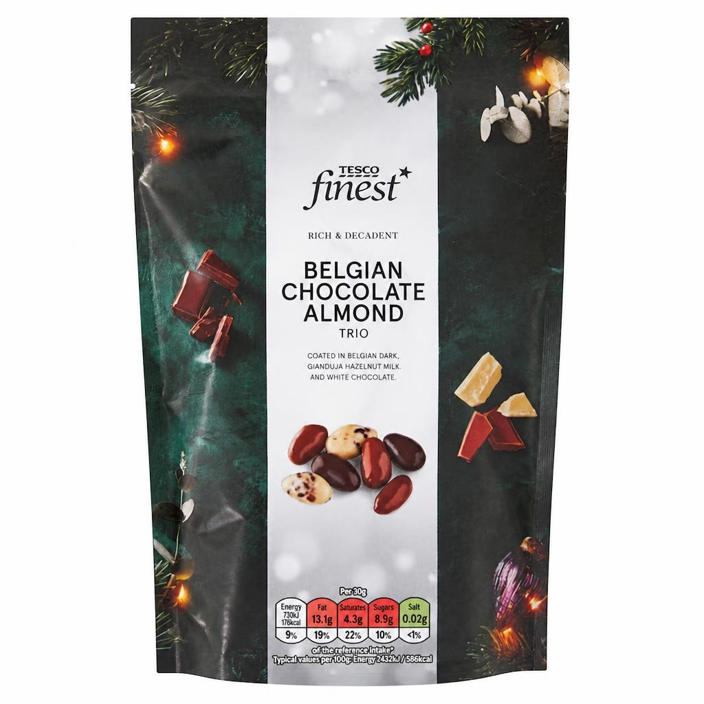 Tesco Finest Belgian Chocolate Almond Selection 150g