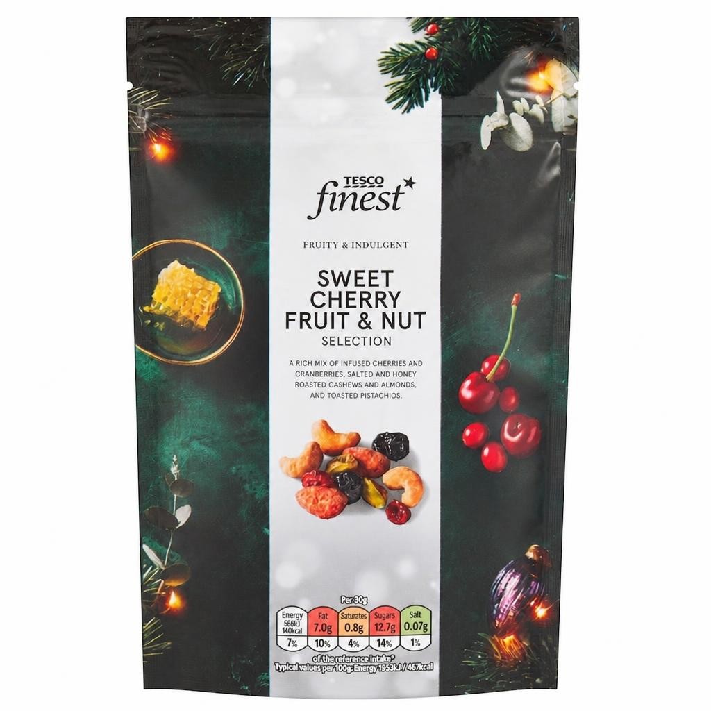 Tesco Finest Sweet Cherry Fruit & Nut Selection 150g           