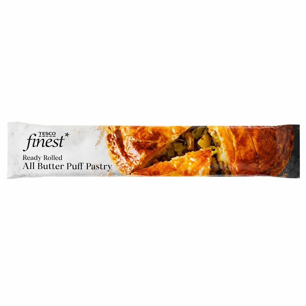 Tesco Finest Ready Rolled All Butter Puff Pastry 320g