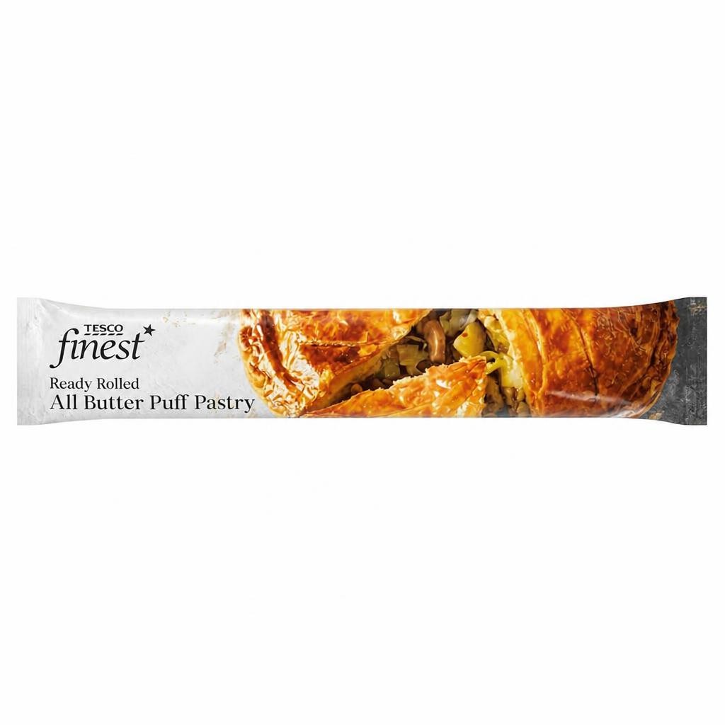 Tesco Finest Ready Rolled All Butter Puff Pastry 320g