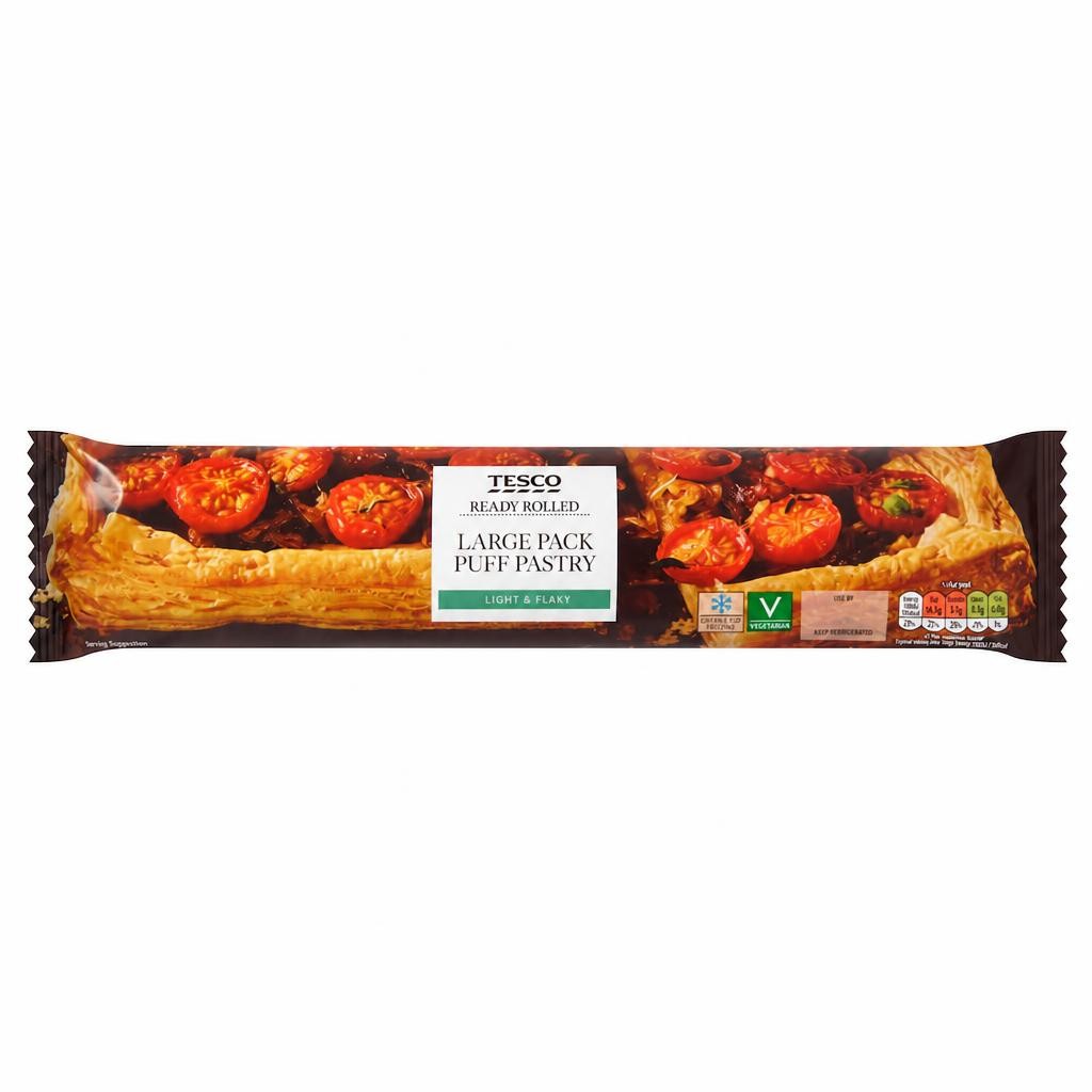 Tesco Ready Rolled Puff Pastry 475G