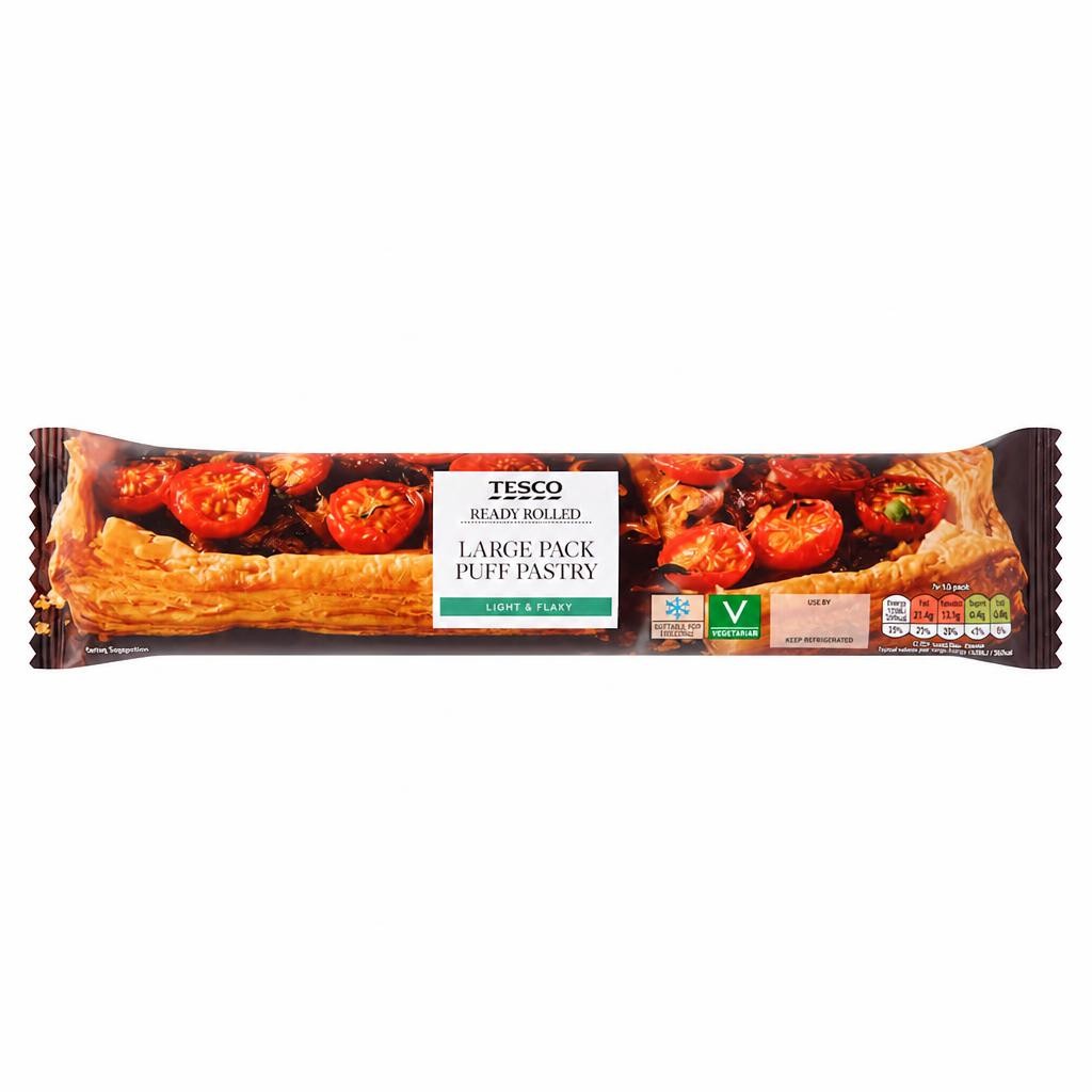 Tesco Ready Rolled Puff Pastry 475G