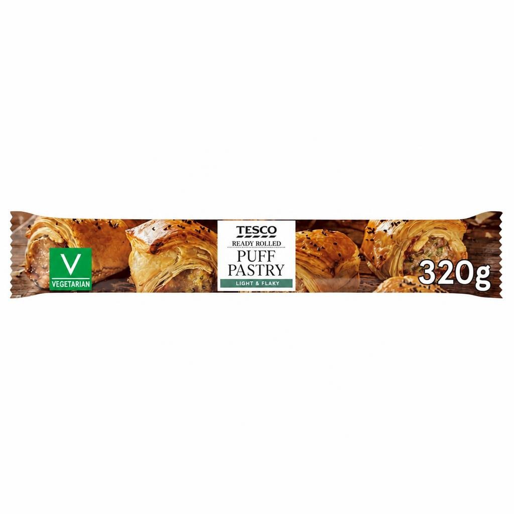 Tesco Ready Rolled Puff Pastry 320G