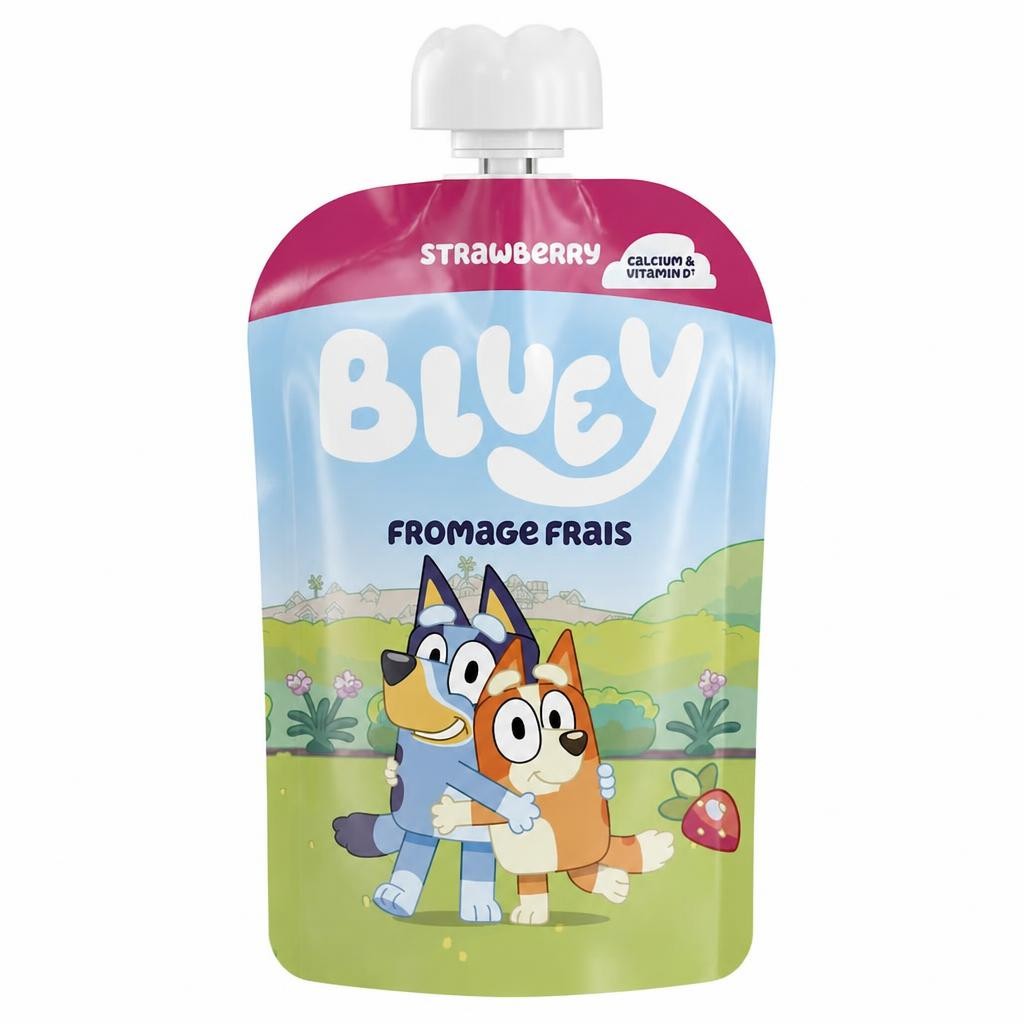 Bluey Strawberry Yogurt Pouch 85g