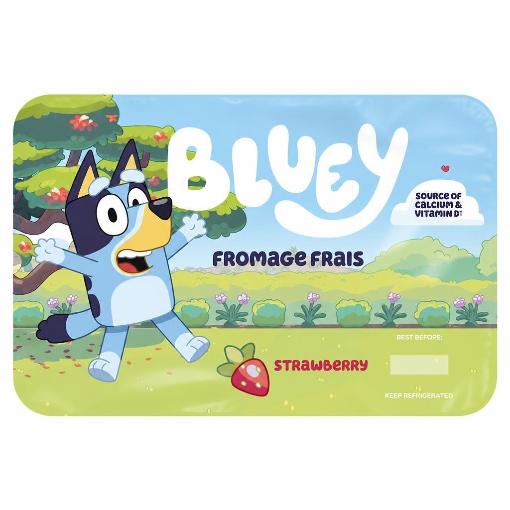 Bluey Fromage Frais - Strawberry 6 x 45g
