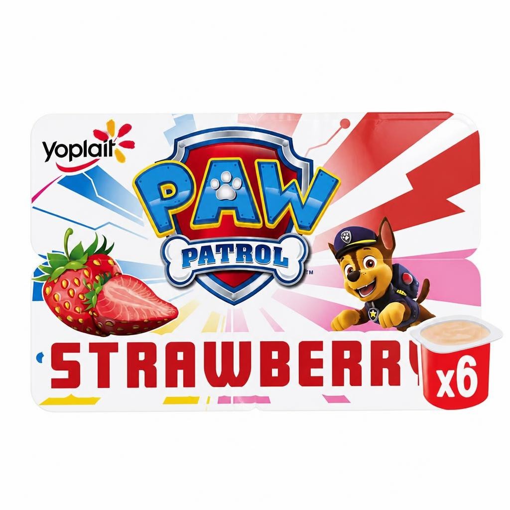 Paw Patrol Strawberry Fromage Frais 6X45g
