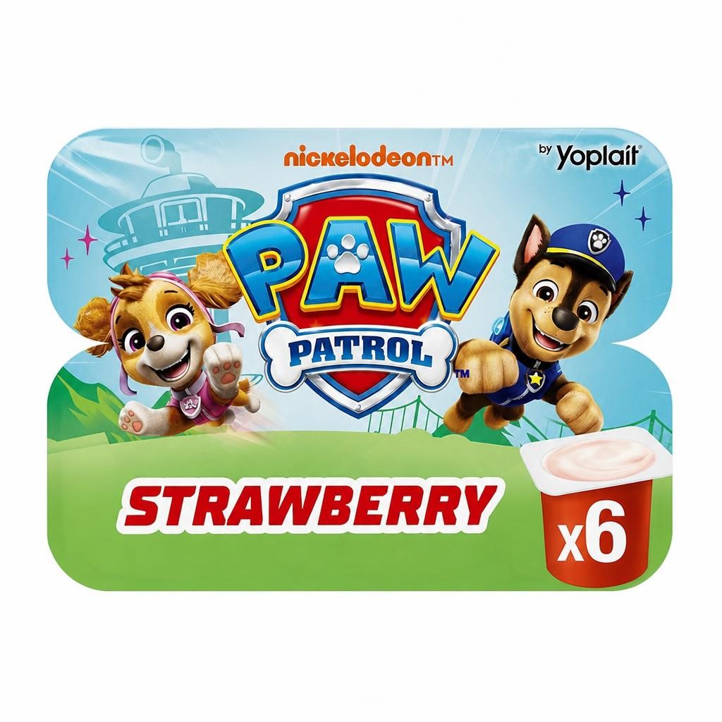 Paw Patrol Strawberry Fromage Frais 6X45g