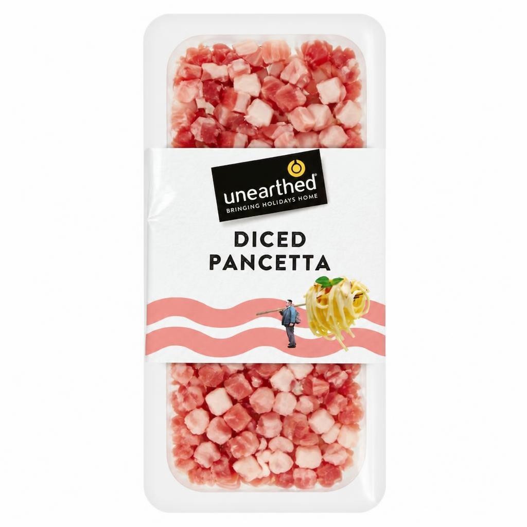 Unearthed Diced Pancetta 2 x 77g