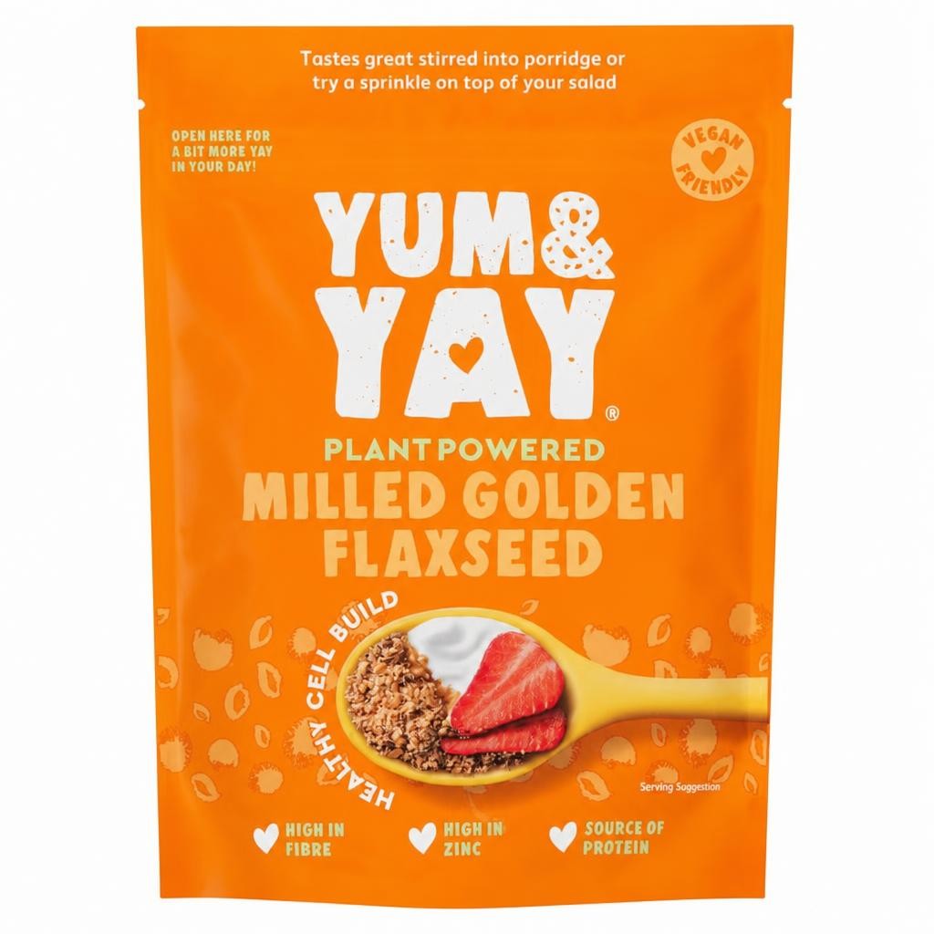 Yum & Yay Milled Golden Flaxseed 200g