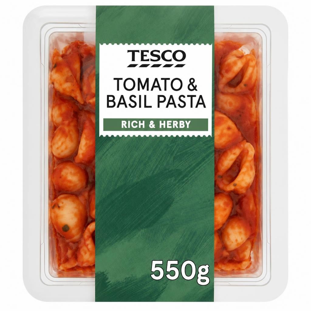 Tesco Tomato & Basil Pasta 550g