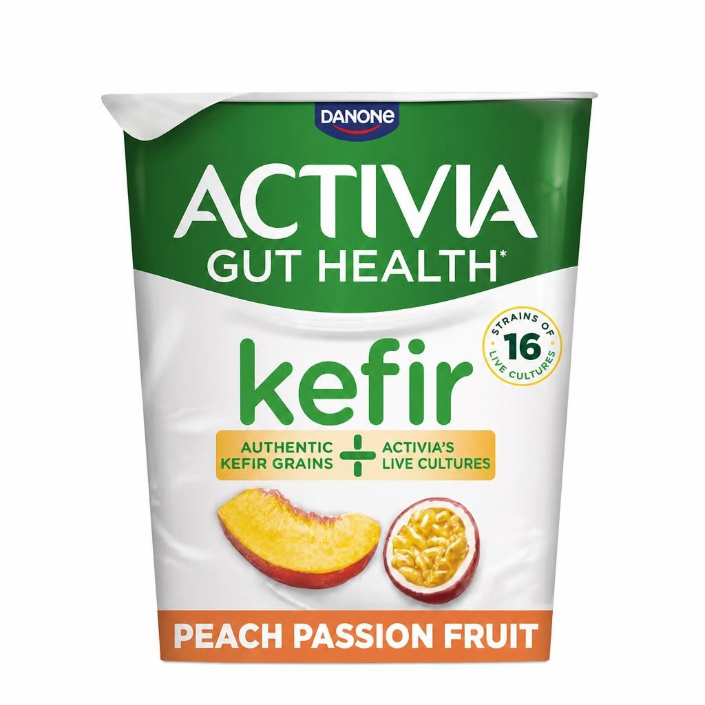 Activia Kefir Peach Passion Fruit Gut Health Yoghurt 345g