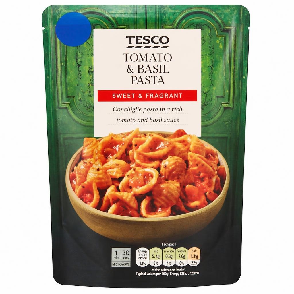 Tesco Tomato & Basil Pasta 200G