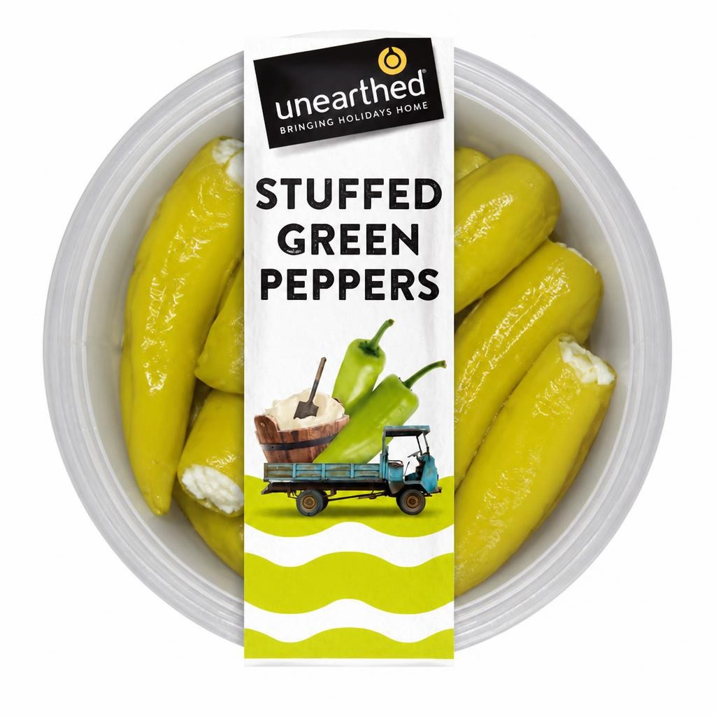 Unearthed Stuffed Green Peppers 150g