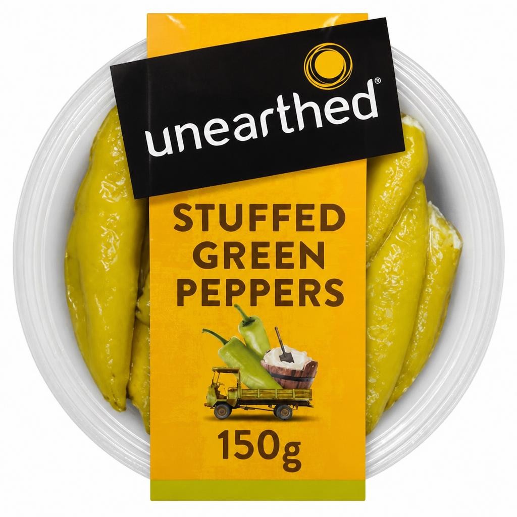 Unearthed Stuffed Green Peppers 150g