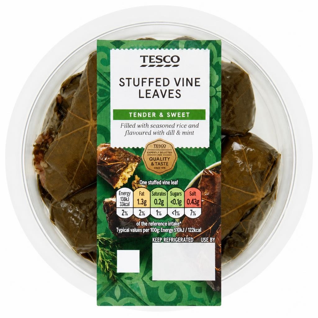 Tesco Stuffed Vine Leaves 162g