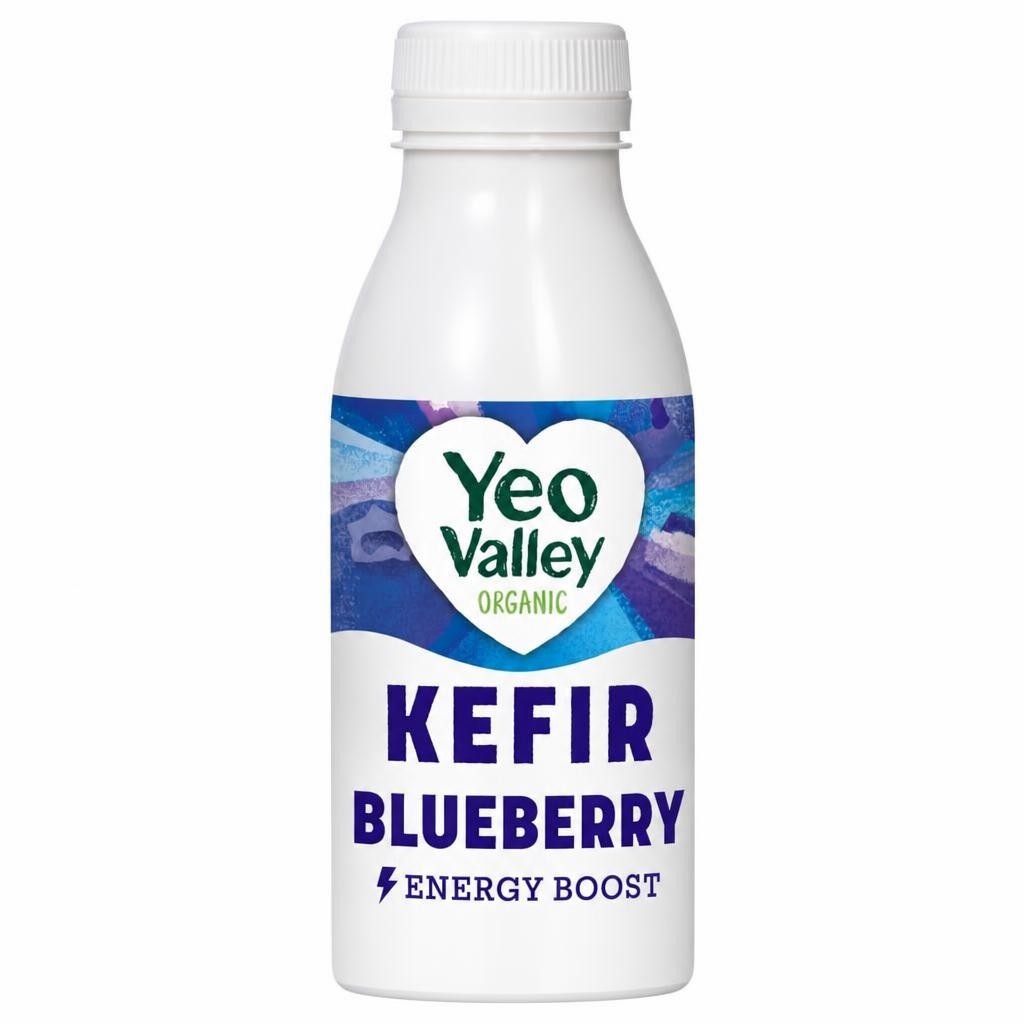 Yeo Valley Organic Kefir Yogurt Drink Blueberry 500ml