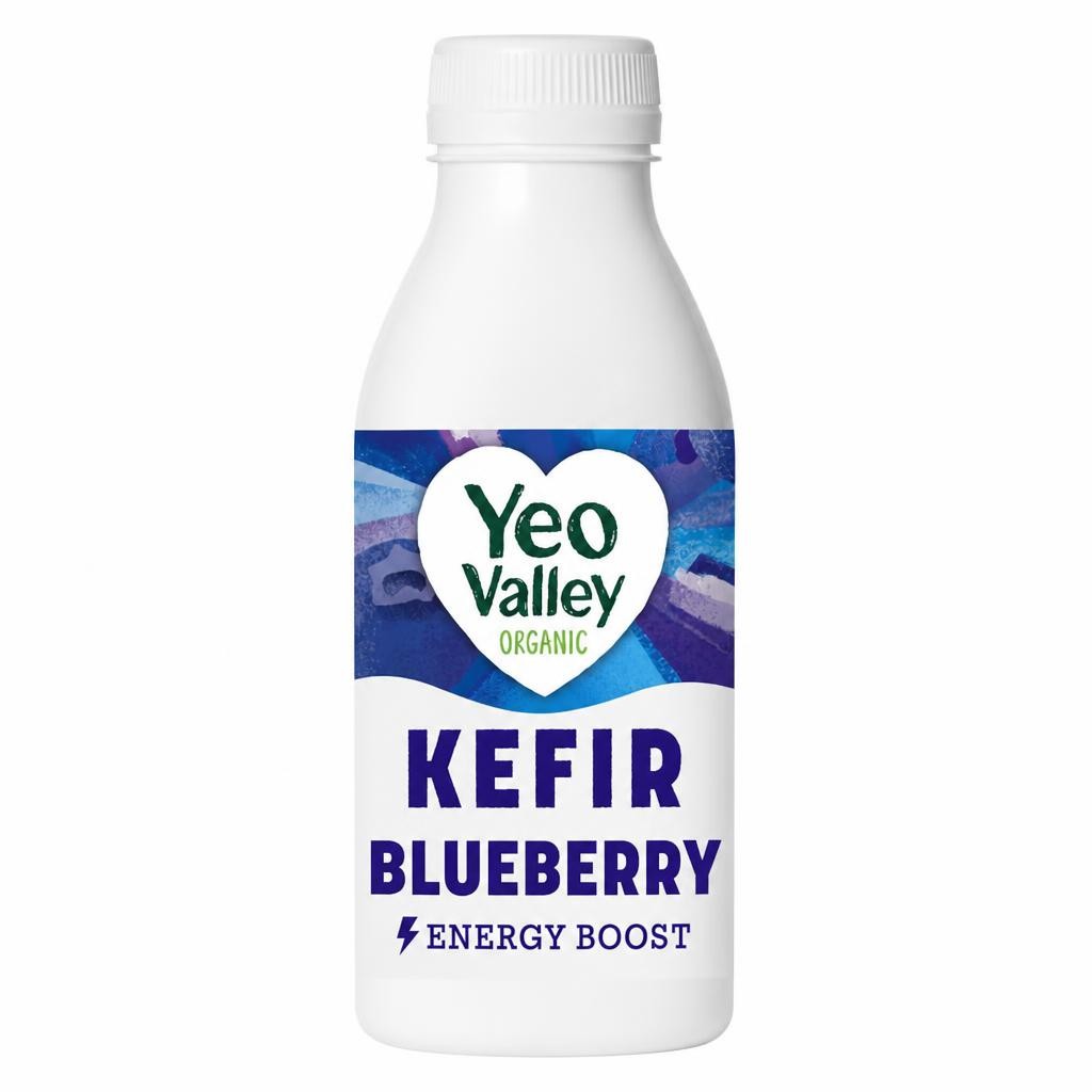 Yeo Valley Organic Kefir Yogurt Drink Blueberry 500ml