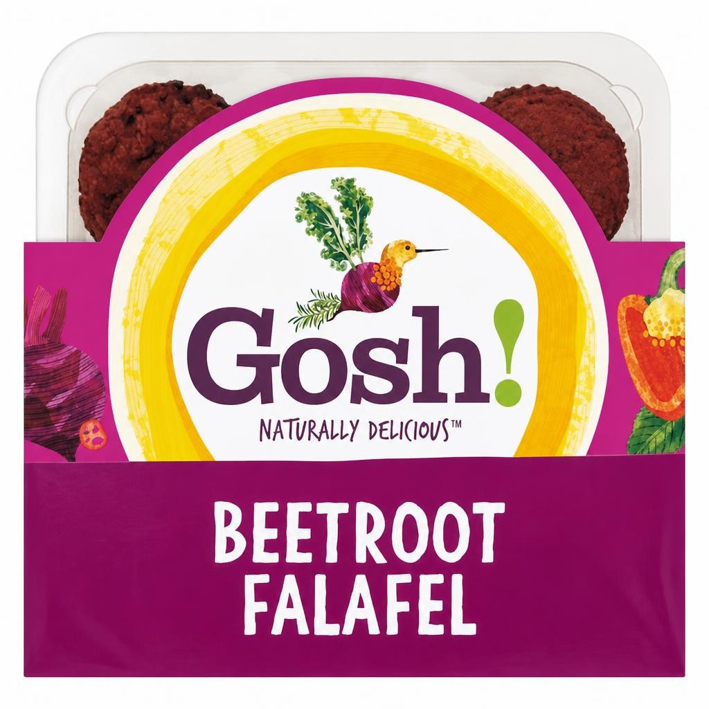 Gosh Beetroot Falafel With Red Pepper And Chli 171G