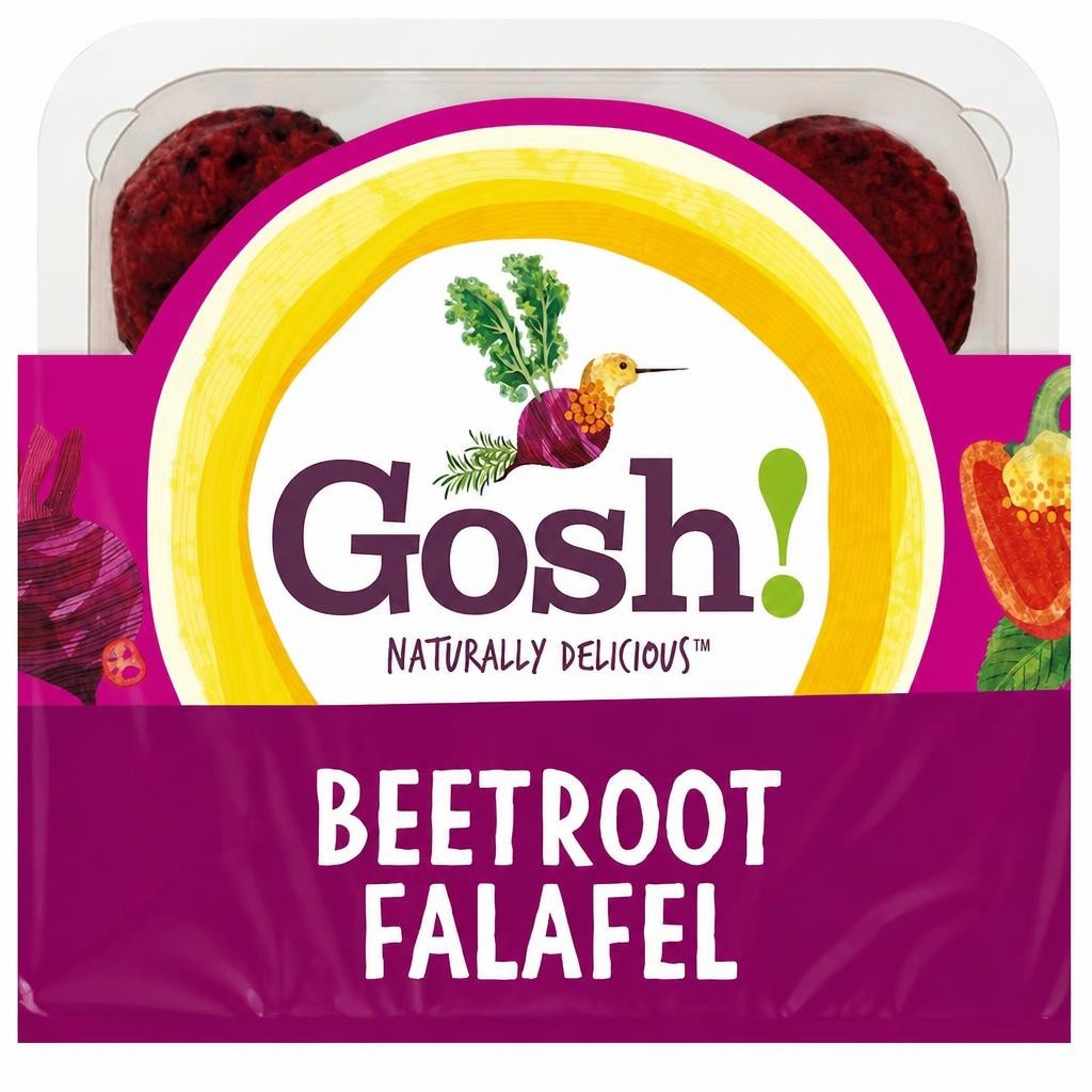 Gosh Beetroot Falafel With Red Pepper And Chli 171G