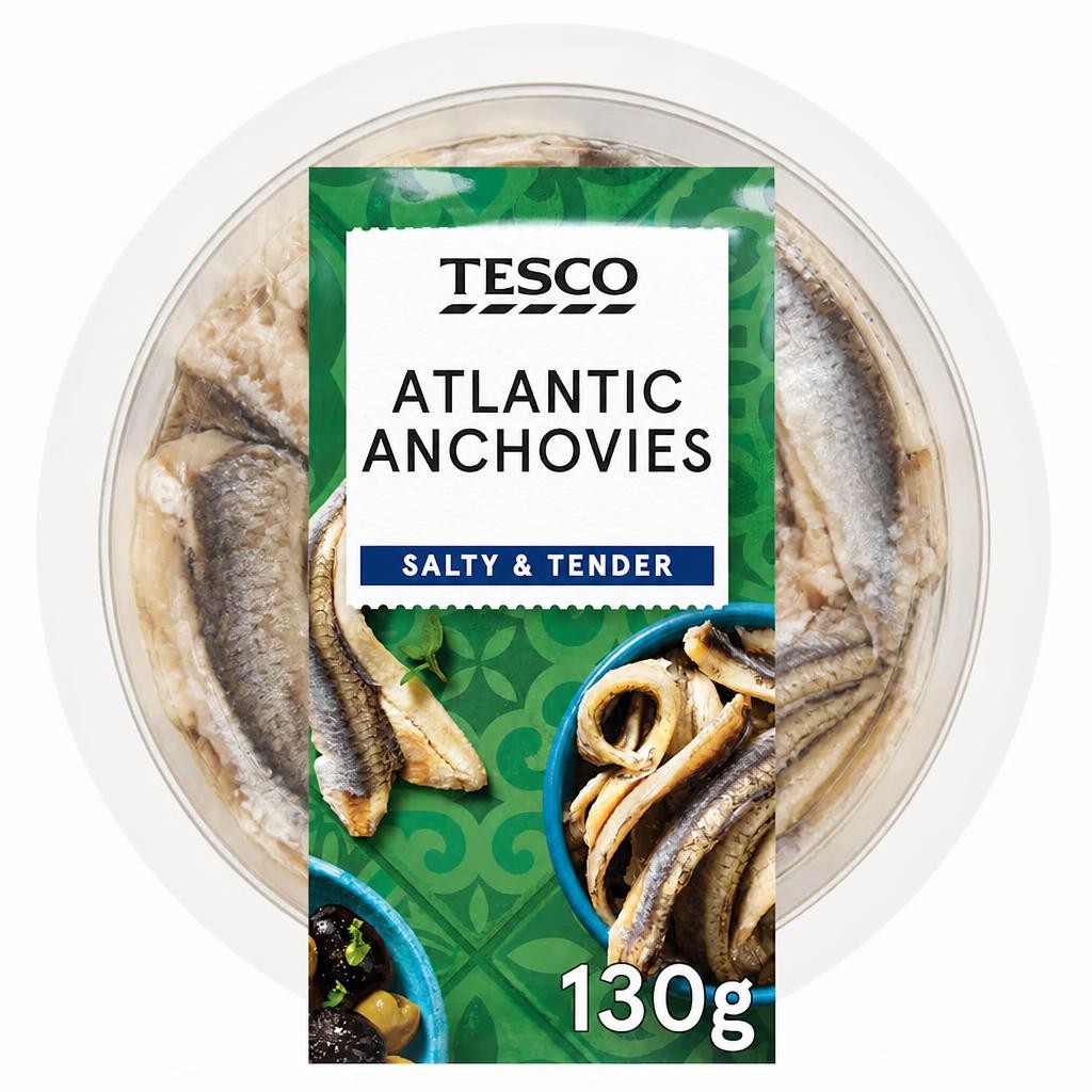 Tesco Atlantic Anchovies 130g
