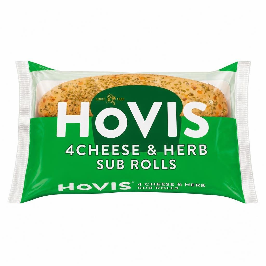 Hovis Cheese & Herb Sub Rolls 4 Pack