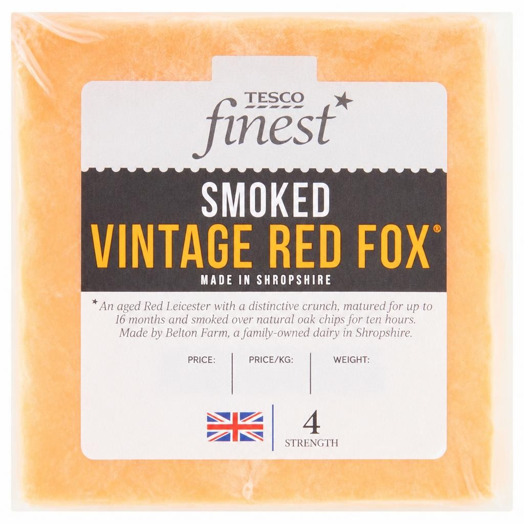 Tesco Finest Smoked Vintage Red Fox 200g