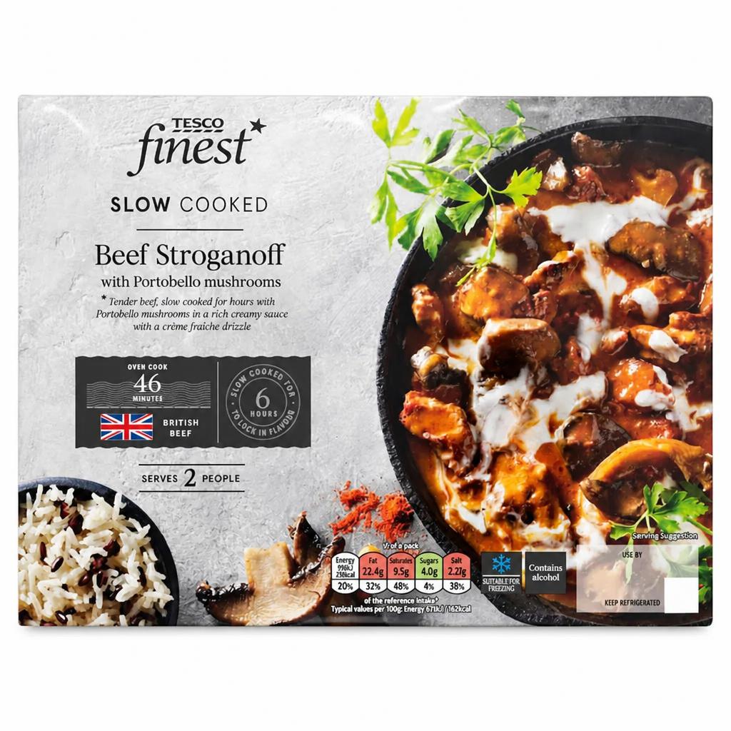 Tesco Finest Beef Stroganoff 550g