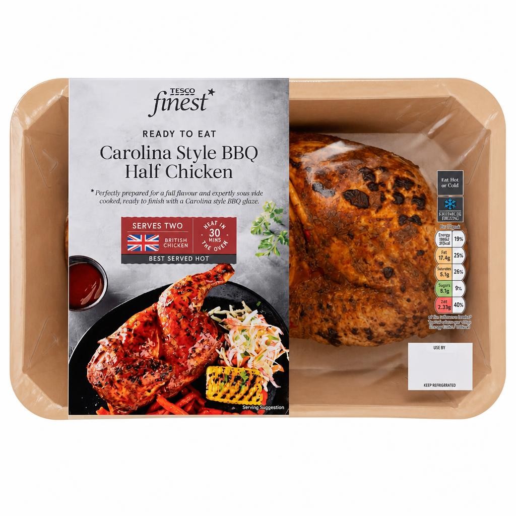 Tesco Finest Roast Half Chicken with Carolina BBQ Sauce 650g