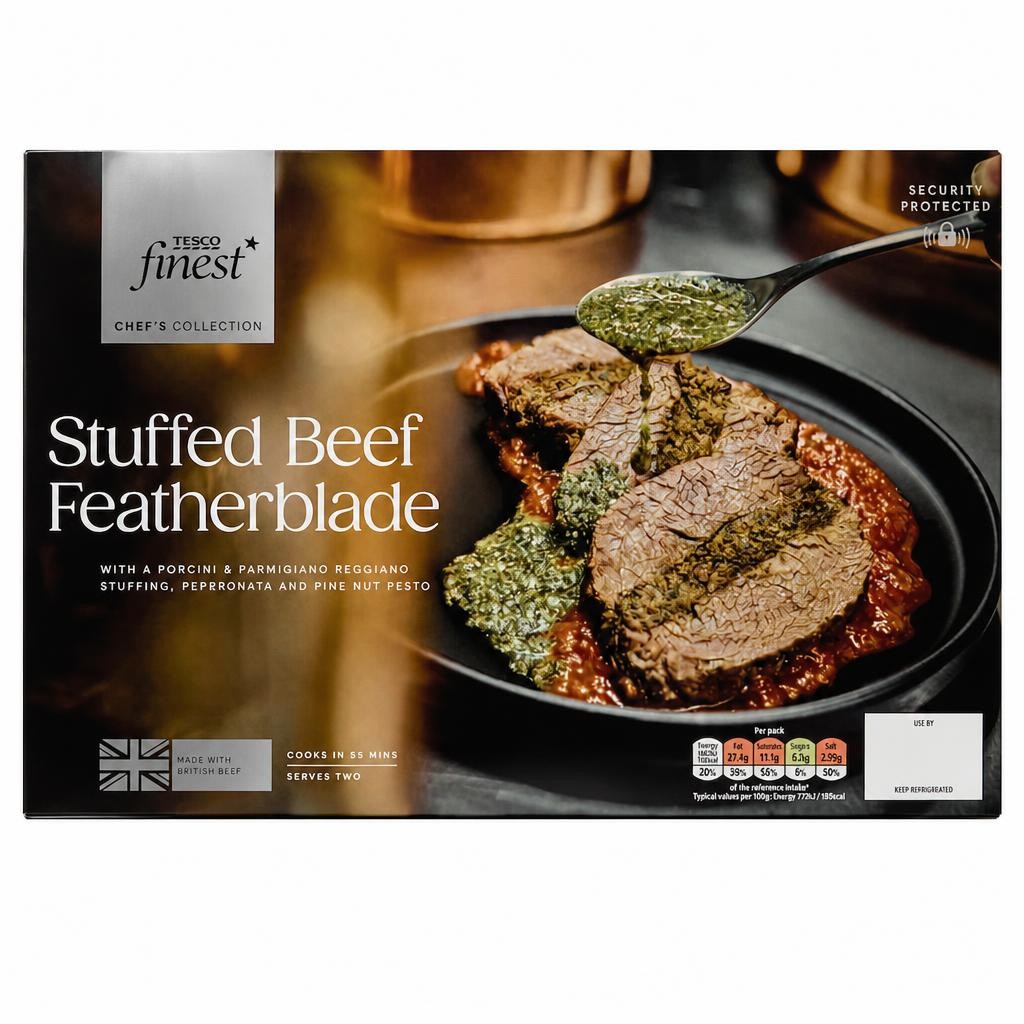 Tesco Finest Chef's Collection Stuffed Beef Featherblade 940g