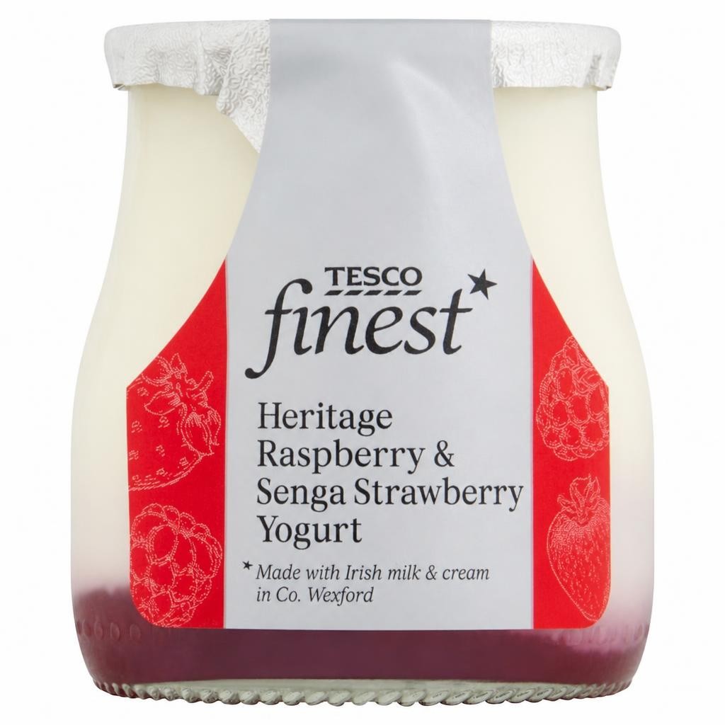 Tesco Finest Senga Strawberry & Heritage Raspberry 150g