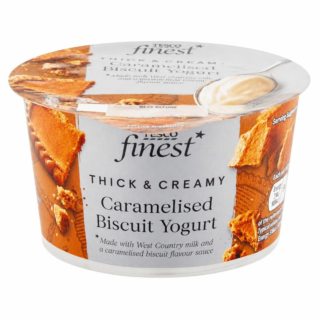 Tesco Finest Yogurt Caramelized Biscuit 150g