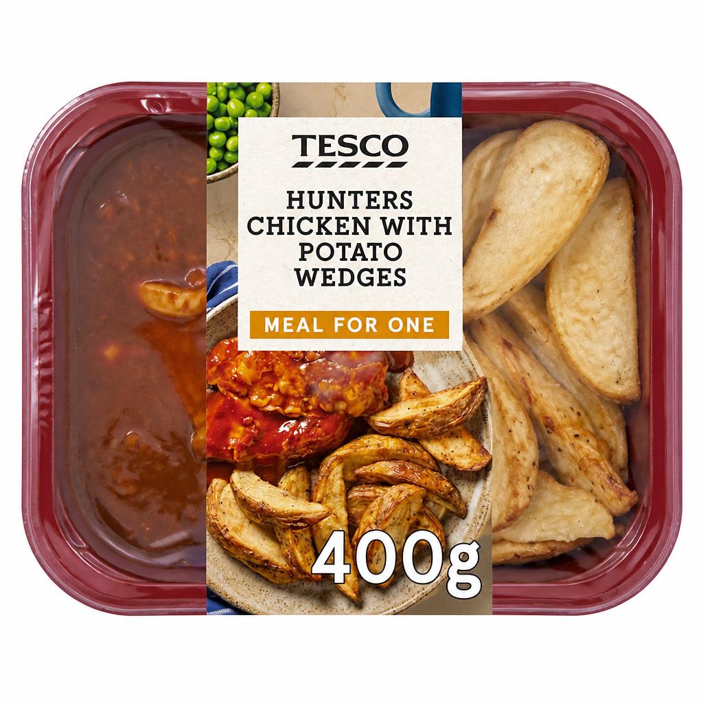 Tesco Hunters Chicken with Potato Wedges 400g