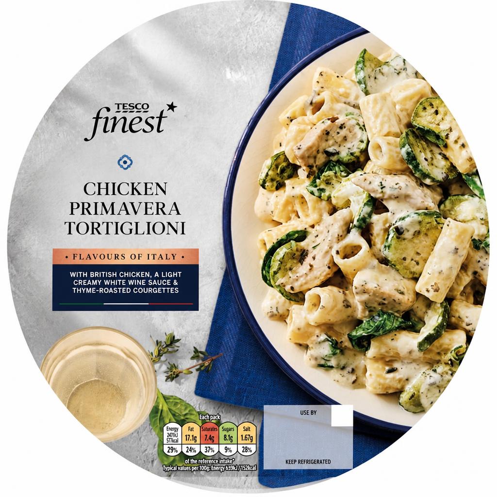 Tesco Finest Chicken Primavera Tortiglioni 380g