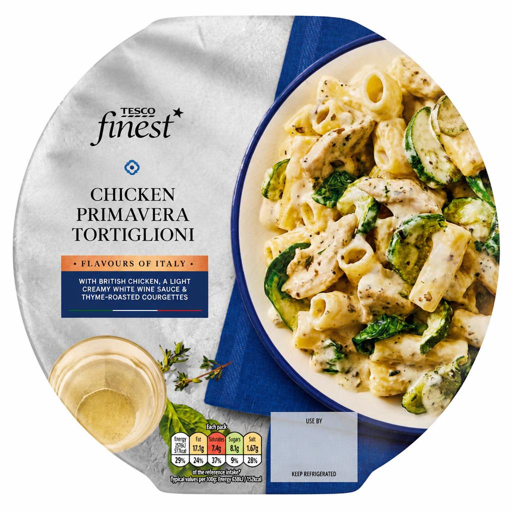Tesco Finest Chicken Primavera Tortiglioni 380g