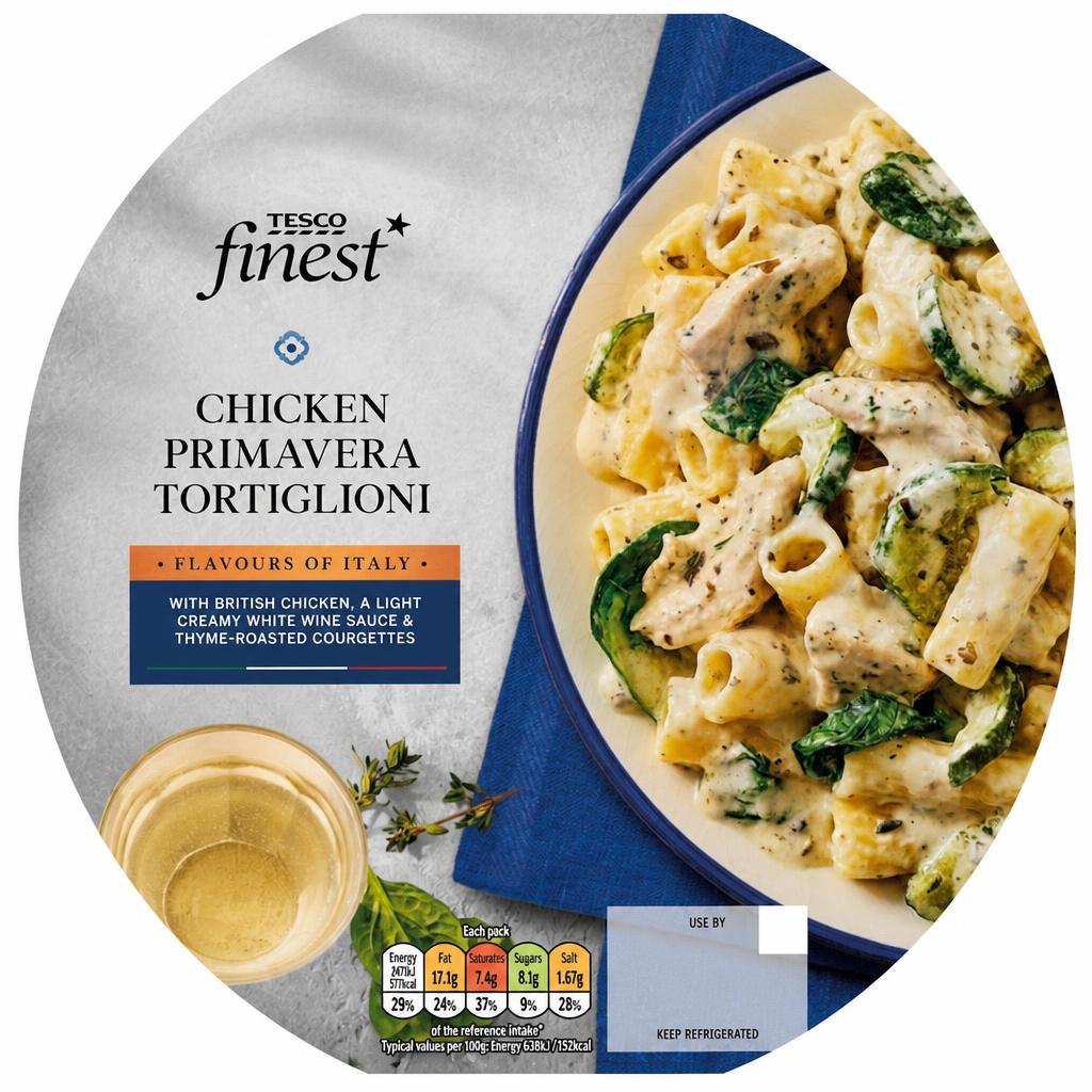 Tesco Finest Chicken Primavera Tortiglioni 380g